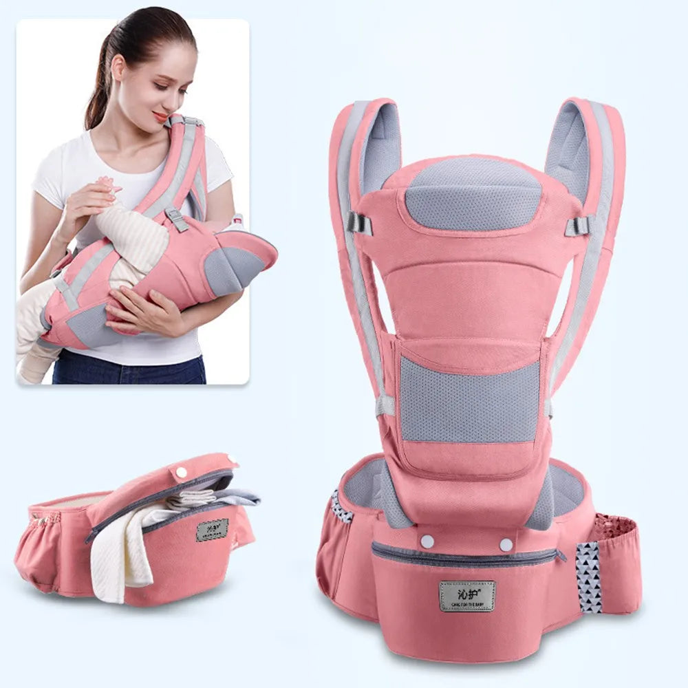 Comfort Carry & Diaper Duo , All In One Blue Flower Seasons